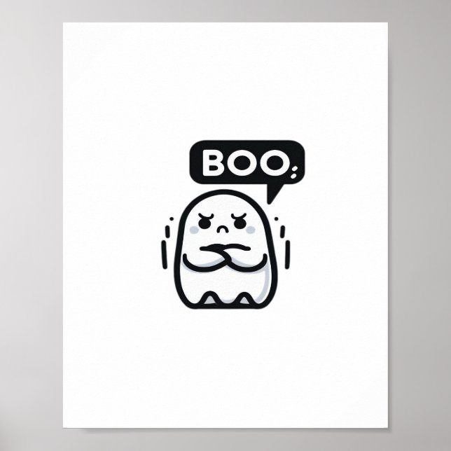 Boo Of Disapproval Funny Quote Poster (Framsidan)