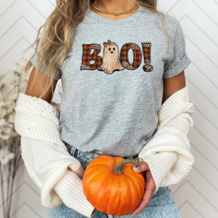 Boo Orange Play Halloween T Shirt