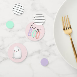 Boo Pastel Halloween Birthday Bord