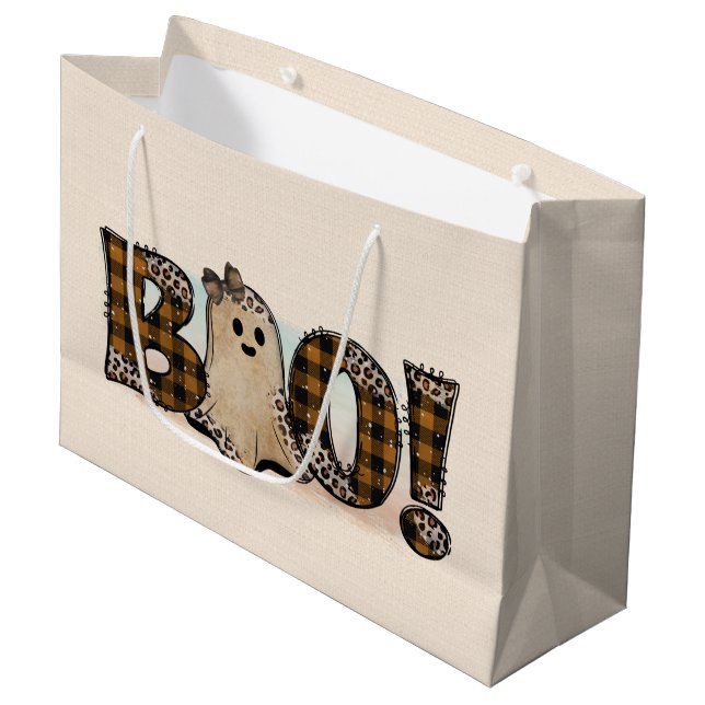 Boo Plaid Halloween (Framsidan Vinklad)