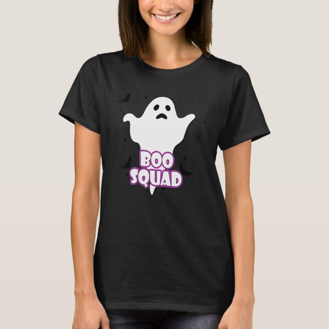 Boo Pumpkin Boo Squad Halloween Boo Halloween T Shirt (Framsida)