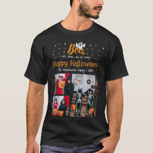 Boo pumpkin jack-o-lantern Halloween Photo Collage T Shirt