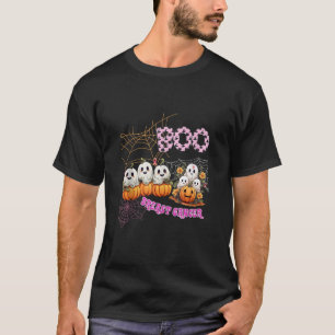 Boo Pumpkin Rosa Ribbon Funny Breast Cancer Hallow T Shirt