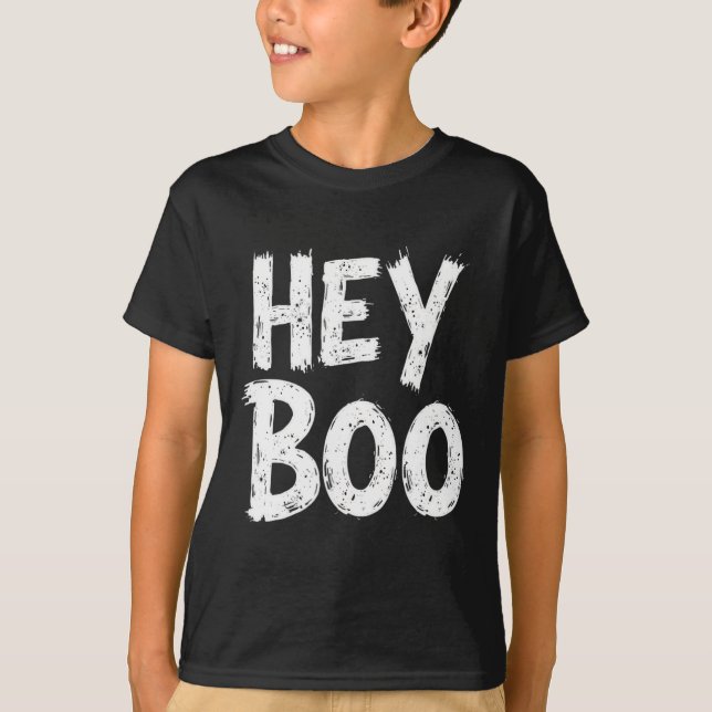 Boo Rolig Halloween Spöke  T Shirt (Framsida)