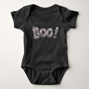 Boo Roliga Spöken Söt Baby Pojke Flicka Halloween T Shirt