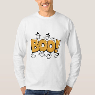 Boo! Roligt Halloween Ghost-design T Shirt