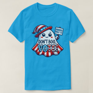 Boo, rösta! Harris Walz 2024 Halloween Mashup T Shirt