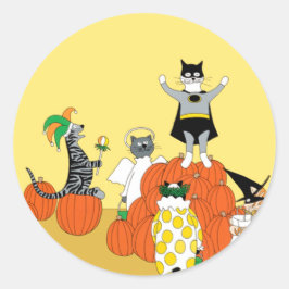 Boo! Runt Klistermärke