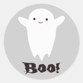Boo! Runt Klistermärke