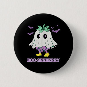 Boo-Senberry Boysenberry Spök Skumlig Rolig Knapp