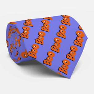 Boo Skrämde jag dig Typography Teckning Art Slips