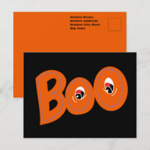 Boo Skrämde jag dig Typography Teckning Art