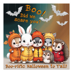 Boo! Skrämde vi dig? Boo-rific Halloween Treats Fototryck