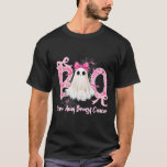 Boo Skrämmer Away Breast Cancer Halloween Snöre Gh T Shirt<br><div class="desc">Boo Skrämmer Away Breast Cancer Halloween Snöre Ghost Coquette</div>