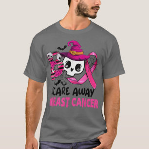 Boo Skrämmer Away Breast Cancer Pink Ribbon Hallow T Shirt