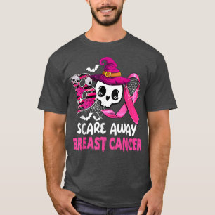 Boo Skrämmer Away Breast Cancer Pink Ribbon Hallow T Shirt