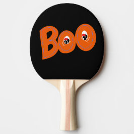 Boo Skrämt jag dig för Typography Teckning Art Pingisracket