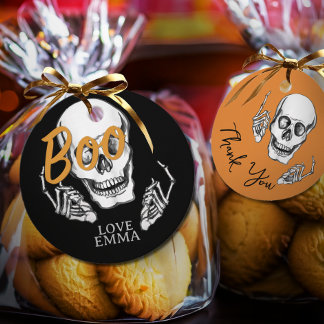 Boo Skull-märkre 👓 Gåvor Etiketter