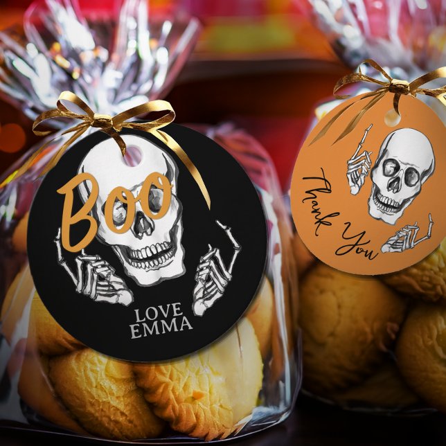 Boo Skull-märkre 👓 Gåvor Etiketter (Skapare uppladdad)