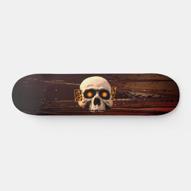 Boo Skull Mini Skateboard Bräda 18,5 Cm (Horz)