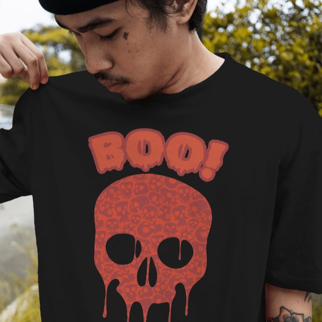 Boo! Skull T Shirt (Skapare uppladdad)