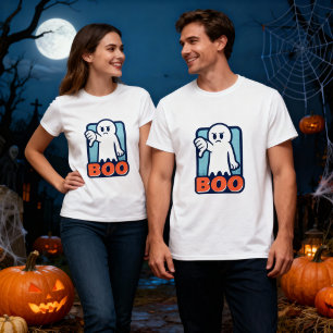 Boo som inte godkänner Grumpy Halloween Ghost Desi T Shirt