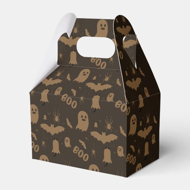 Boo Söt Halloween-mönster Presentaskar (Framsidan Sidan)