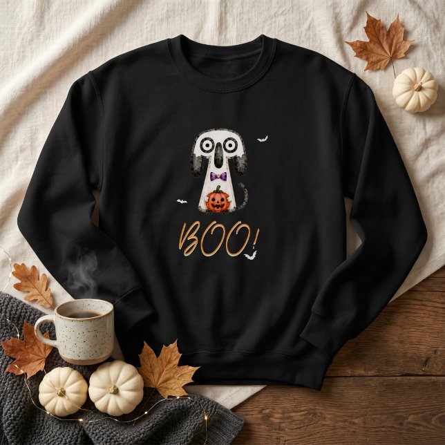 BOO Söt Spök Halloween T Shirt (Skapare uppladdad)