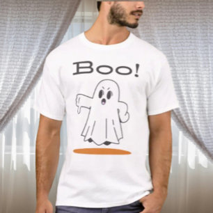 Boo! Söt Spöke Rolig Halloween Tröja