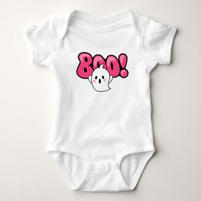 Boo Söt Spöke  T Shirt (Framsida)