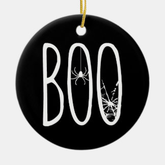 Boo Spindel & Spindelnät Kuslig Ominös Halloween B Julgransprydnad Keramik