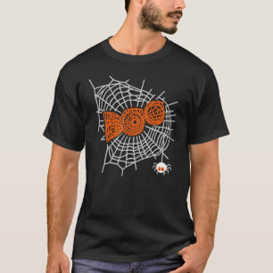 Boo-Spindelnät för grafik för Spindelnät av kvinnl T Shirt
