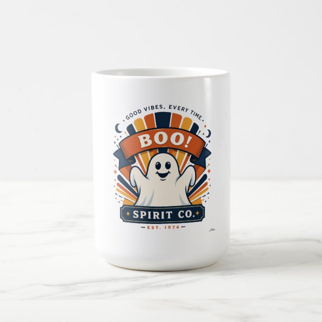 Boo Spirit Co. Ghost Långärmad Kaffemugg (Center)