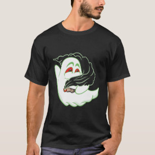 Boo Spöke Rökande Weed Thc Glad Halloweed Hallowee T Shirt