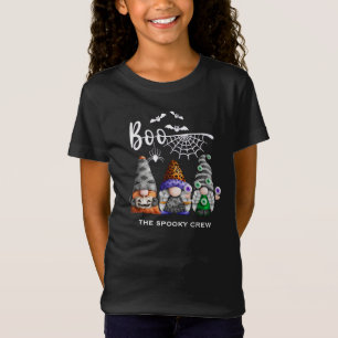 Boo Spooky Crew Halloween Gnomes T Shirt