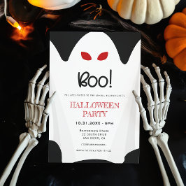Boo! Spooky spöket Halloween fest Inbjudningar