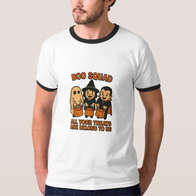 Boo Squad – All Your Treats Are Belong To Us T Shirt (Framsida)