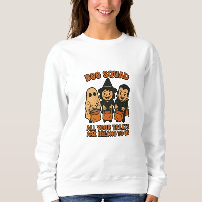 Boo Squad – All Your Treats Are Belong To Us T Shirt (Framsida)