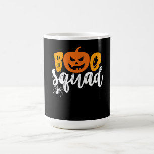 Boo Squad - Funny Pumpkin Spider Halloween Kaffemugg