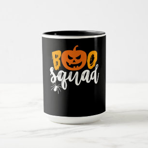 Boo Squad - Funny Pumpkin Spider Halloween Mugg