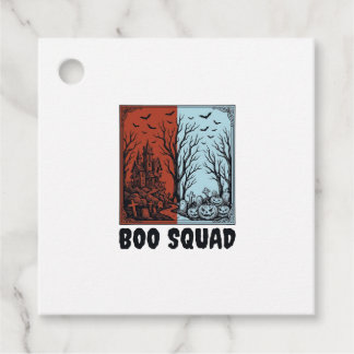 Boo Squad Vintage Halloween Pumpa Tröja Design_1 Gåvor Etiketter