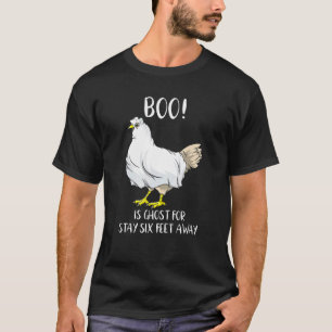 Boo Stanna sex fot isär Social Distansering Hallow T Shirt