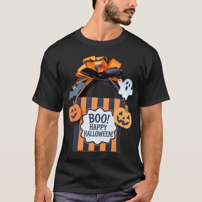 Boo Surprise Halloween Gift T-Shirt (Framsida)