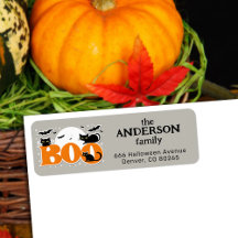 Boo Svarta katter och Fladdermus Halloween Returad