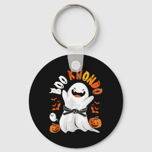 Boo Taekwondo Halloween-spökdräkt för kampsport Nyckelring