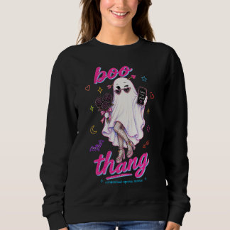 Boo Thang Spöke med fiskenät Röda rosor & Solglasö T Shirt