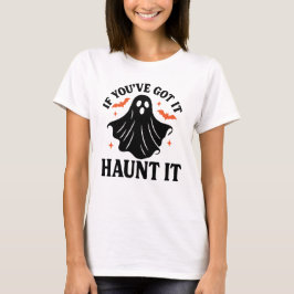 Boo-tiful and Booked, Halloween Ghost, Bats, Stars T Shirt
