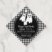 BOO - TIFUL Baby Shower BW Halloween Tack