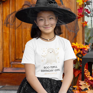 BOO-tiful Birthday Girl'Friendly Ghost T Shirt
