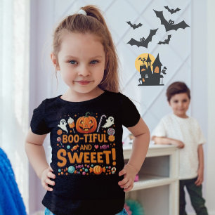 Boo Tiful Family Matching Halloween Girls T-shirt